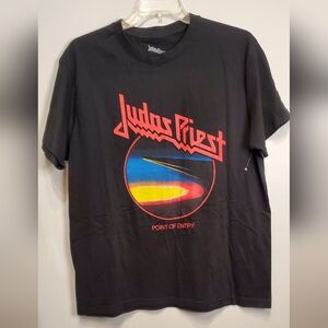 307. NWOT - Judas Priest - Point of Entry Graphic Band T-Shirt